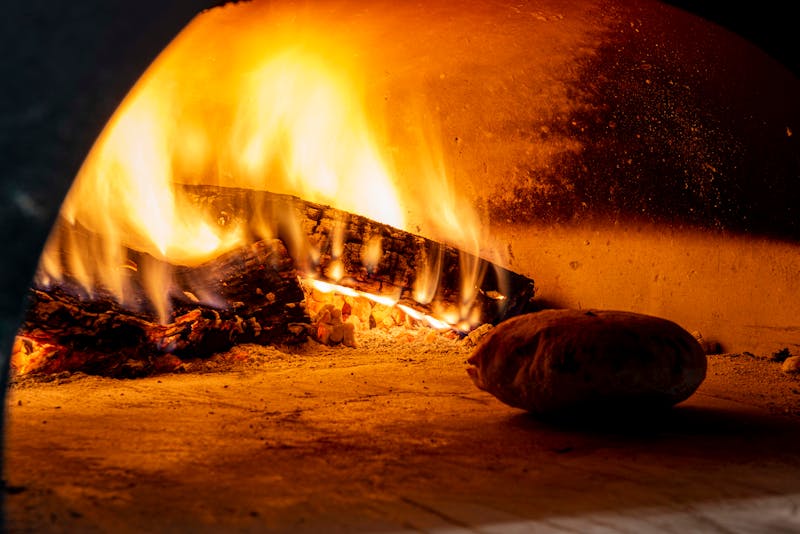 Classic dion's cheese pizza with golden crust